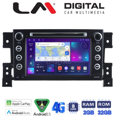 LM Digital - LM E8053 GPS Οθόνη OEM Multimedia Αυτοκινήτου για SUZUKI GRAN VITARA 2005 > 2015 (CarPlay/AndroidAuto/BT/GPS/WIFI/GPRS)
