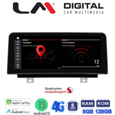 LM Digital - LM JFK169 EVO Οθόνη OEM Multimedia Αυτοκινήτου για BMW 1 Series F20 (2018-) EVO system2 Series F22 (2018-) EVO system (CarPlay/AndroidAuto/BT/GPS/WIFI/GPRS)