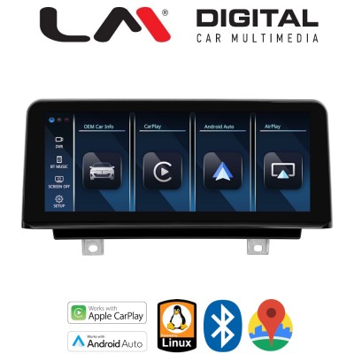 LM Digital - LM JFK169L NBT Οθόνη OEM Multimedia Αυτοκινήτου για BMW Series 1 (F20) 2018 >BMW Series 2 (F22) 2018 > (CarPlay/AndroidAuto/BT/WIFI) Linux OS
