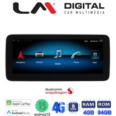 LM Digital - LM JFK507 464 Οθόνη OEM Multimedia Αυτοκινήτου για MERCEDESC CLASS (W205) 2015 >GLC (X253) 2015 >X CLASS (W470) 2017 >προσοχή αυστηρώς για οχήματα μεNTG5.0 & 5.1System (CarPlay/AndroidAuto/BT/GPS/WIFI/GPRS)