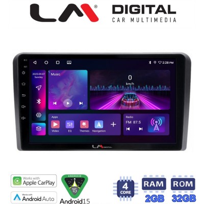 LM Digital - LM ZA4190 GPS Οθόνη OEM Multimedia Αυτοκινήτου για PEUGEOT 308 2013> (CarPlay/AndroidAuto/BT/GPS/WIFI/GPRS)