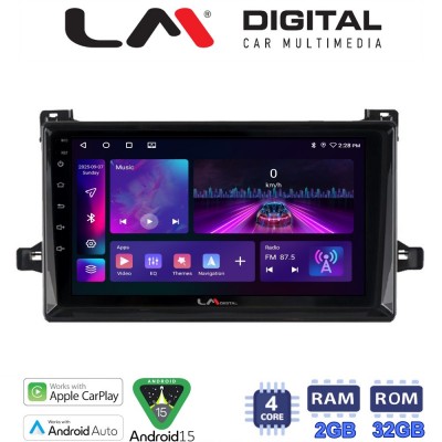 LM Digital - LM ZA4562 GPS Οθόνη OEM Multimedia Αυτοκινήτου για TOYOTA PRIUS 2016>  (CarPlay/AndroidAuto/BT/GPS/WIFI/GPRS)