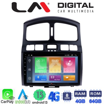 LM Digital - LM ZC8317 GPS Οθόνη OEM Multimedia Αυτοκινήτου για Hyundai Santa Fe 2000 > 2006 (CarPlay/AndroidAuto/BT/GPS/WIFI/GPRS)