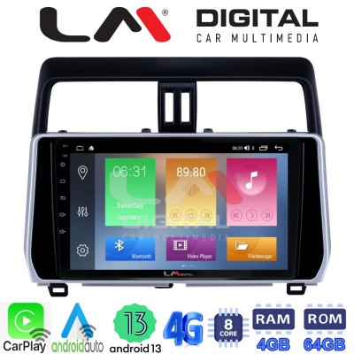 LM Digital - LM ZC8400 GPS Οθόνη OEM Multimedia Αυτοκινήτου για Toytota Land Cruiser 2019> (CarPlay/AndroidAuto/BT/GPS/WIFI/GPRS)