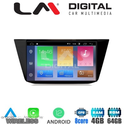LM Digital - LM ZC8522 GPS Οθόνη OEM Multimedia Αυτοκινήτου για VW TOURAN 2016> (CarPlay/AndroidAuto/BT/GPS/WIFI/GPRS)