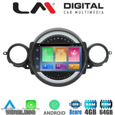 LM Digital - LM ZC8834 GPS Οθόνη OEM Multimedia Αυτοκινήτου για Mini Cooper '07>'14 Clubman 2007 > 2014 (CarPlay/AndroidAuto/BT/GPS/WIFI/GPRS)