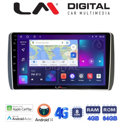 LM Digital - LM ZC8885 GPS Οθόνη OEM Multimedia Αυτοκινήτου για Toyota Urban - IST 2007 > 2016 (CarPlay/AndroidAuto/BT/GPS/WIFI/GPRS)