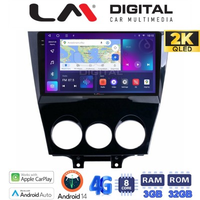 LM Digital - LM ZD8301 GPS Οθόνη OEM Multimedia Αυτοκινήτου για Mazda RX8 2001>2008 (CarPlay/AndroidAuto/BT/GPS/WIFI/GPRS)