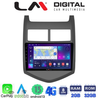 LM Digital - LM ZE8107 GPS Οθόνη OEM Multimedia Αυτοκινήτου για CHEVROLET AVEO 2012> (CarPlay/AndroidAuto/BT/GPS/WIFI/GPRS)