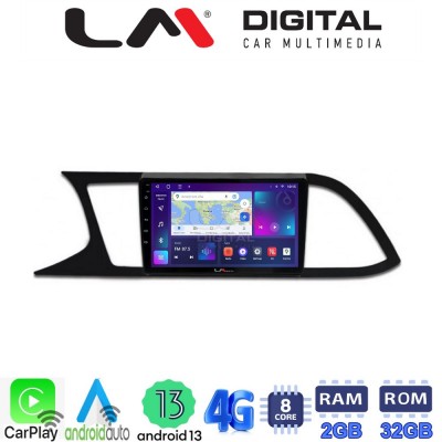 LM Digital - LM ZE8306 GPS Οθόνη OEM Multimedia Αυτοκινήτου για SEAT LEON 2012>  (CarPlay/AndroidAuto/BT/GPS/WIFI/GPRS)