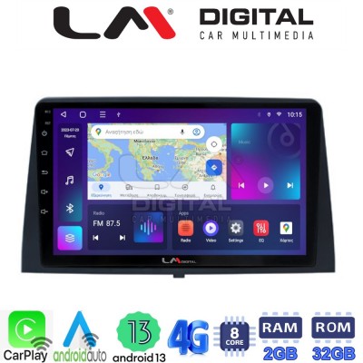 LM Digital - LM ZE8330 GPS Οθόνη OEM Multimedia Αυτοκινήτου για CITROEN BERLINGO - PEUGEOT PARTNER 2019> (CarPlay/AndroidAuto/BT/GPS/WIFI/GPRS)
