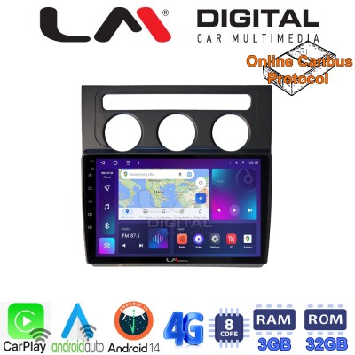 LM Digital - LM ZE8511B GPS Οθόνη OEM Multimedia Αυτοκινήτου για VW Touran 2003 > 2010 (CarPlay/AndroidAuto/BT/GPS/WIFI/GPRS)