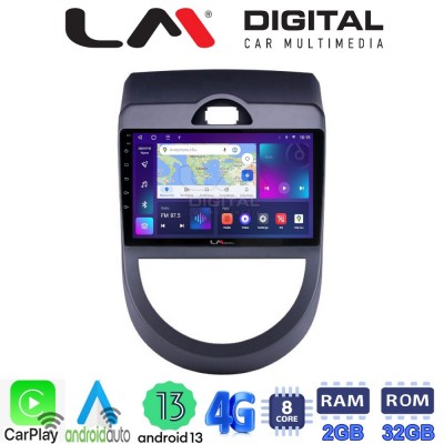 LM Digital - LM ZE8693 GPS Οθόνη OEM Multimedia Αυτοκινήτου για Kia Soul 2009 > 2013 (CarPlay/AndroidAuto/BT/GPS/WIFI/GPRS)