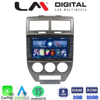 LM Digital - LM ZG4251 GPS Οθόνη OEM Multimedia Αυτοκινήτου για JEEP COMPASS 2007>2011 (CarPlay/AndroidAuto/BT/GPS/WIFI/GPRS)