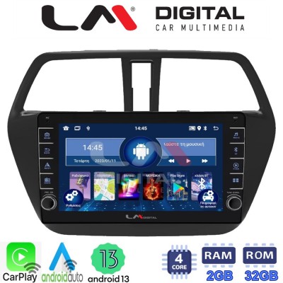 LM Digital - LM ZG4337 GPS Οθόνη OEM Multimedia Αυτοκινήτου για SUZUKI SX4 SCROSS 2014> (CarPlay/AndroidAuto/BT/GPS/WIFI/GPRS)