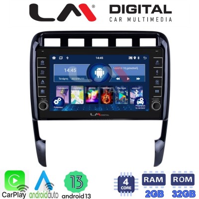 LM Digital - LM ZG4443 GPS Οθόνη OEM Multimedia Αυτοκινήτου για PORSCHE CAYENNE 2002>2011 (CarPlay/AndroidAuto/BT/GPS/WIFI/GPRS)