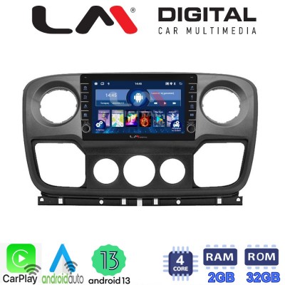 LM Digital - LM ZG4503 GPS Οθόνη OEM Multimedia Αυτοκινήτου για NISSAN NV400 2011 > 2020
OPEL Movano 2011> 2020
RENAULT Master III 2010 > 2019 (CarPlay/AndroidAuto/BT/GPS/WIFI/GPRS)