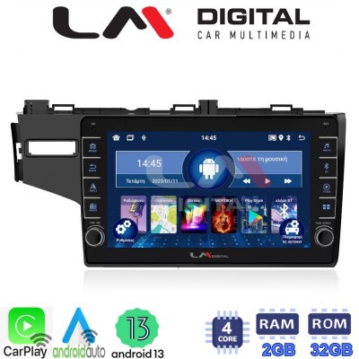 LM Digital - LM ZG4760 GPS Οθόνη OEM Multimedia Αυτοκινήτου για HONDA JAZZ 2013> (CarPlay/AndroidAuto/BT/GPS/WIFI/GPRS)