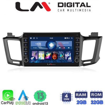 LM Digital - LM ZG4947 GPS Οθόνη OEM Multimedia Αυτοκινήτου για TOYOTA RAV 4  2013 > 2020 (CarPlay/AndroidAuto/BT/GPS/WIFI/GPRS)