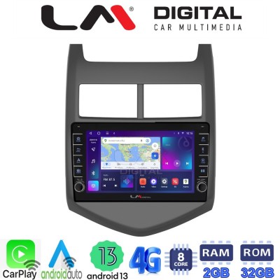 LM Digital - LM ZG8107 GPS Οθόνη OEM Multimedia Αυτοκινήτου για CHEVROLET AVEO 2012> (CarPlay/AndroidAuto/BT/GPS/WIFI/GPRS)