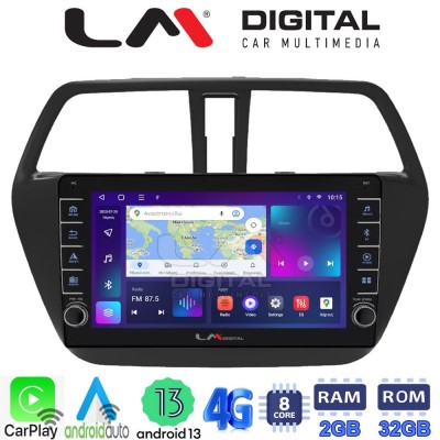 LM Digital - LM ZG8337 GPS Οθόνη OEM Multimedia Αυτοκινήτου για SUZUKI SX4 SCROSS 2014> (CarPlay/AndroidAuto/BT/GPS/WIFI/GPRS)