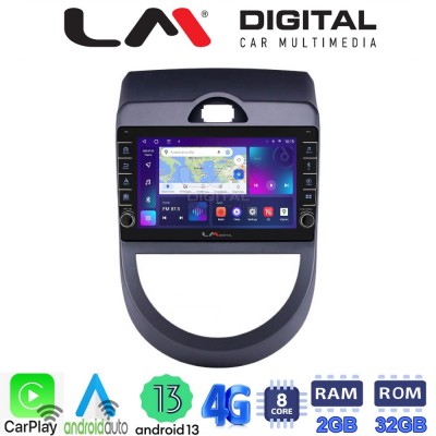 LM Digital - LM ZG8693 GPS Οθόνη OEM Multimedia Αυτοκινήτου για Kia Soul 2009 > 2013 (CarPlay/AndroidAuto/BT/GPS/WIFI/GPRS)