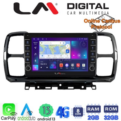 LM Digital - LM ZG8996 GPS Οθόνη OEM Multimedia Αυτοκινήτου για Citroen C5 AirCross 2017 > 2021 (CarPlay/AndroidAuto/BT/GPS/WIFI/GPRS)