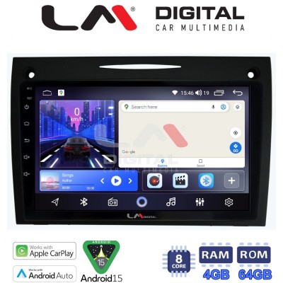 LM Digital - LM ZK8096 GPS Οθόνη OEM Multimedia Αυτοκινήτου για Mercedes SLK (W171) (CarPlay/AndroidAuto/BT/GPS/WIFI)