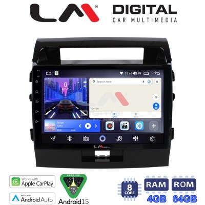 LM Digital - LM ZK8383 GPS Οθόνη OEM Multimedia Αυτοκινήτου για TOYOTA LANDCRUISER 2008>2015   (CarPlay/AndroidAuto/BT/GPS/WIFI)
