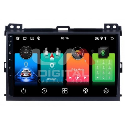 LM Digital - LM ZL4384 GPS Οθόνη OEM Multimedia Αυτοκινήτου για TOYOTA LANDCRUISER J100 2003>2009   (BT/GPS/WIFI)