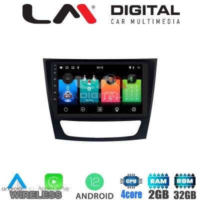 LM Digital - LM ZN4090 GPS Οθόνη OEM Multimedia Αυτοκινήτου για MERCEDES E class (W211)  (CarPlay/AndroidAuto/BT/GPS/WIFI/GPRS)