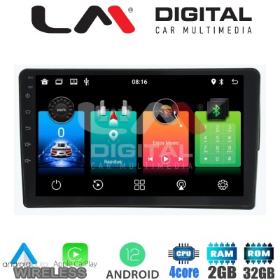 LM Digital - LM ZN4171S GPS Οθόνη OEM Multimedia Αυτοκινήτου για Mercedes C class (W203) 1999-2004 (CarPlay/AndroidAuto/BT/GPS/WIFI/GPRS)