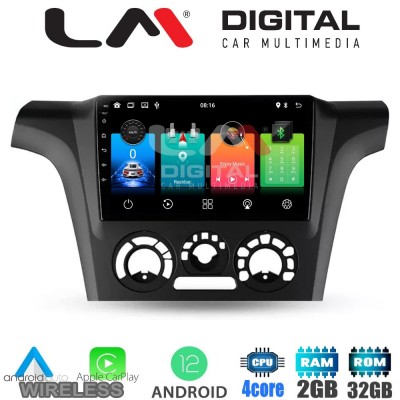 LM Digital - LM ZN4302 GPS Οθόνη OEM Multimedia Αυτοκινήτου για MITSUBISHI OUTLANDER 2001 > 2006 (CarPlay/AndroidAuto/BT/GPS/WIFI/GPRS)