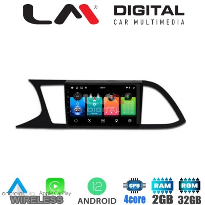 LM Digital - LM ZN4306 GPS Οθόνη OEM Multimedia Αυτοκινήτου για SEAT LEON 2012>  (CarPlay/AndroidAuto/BT/GPS/WIFI/GPRS)