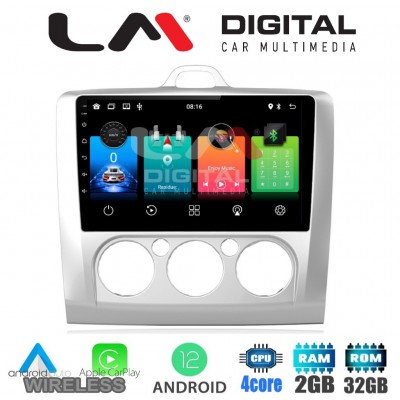LM Digital - LM ZN4329 GPS Οθόνη OEM Multimedia Αυτοκινήτου για FORD FOCUS 2004>2012 (CarPlay/AndroidAuto/BT/GPS/WIFI/GPRS)