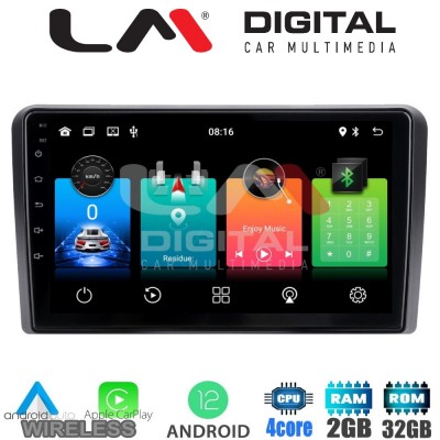 LM Digital - LM ZN4407 GPS Οθόνη OEM Multimedia Αυτοκινήτου για ΗΥ Η1 2006> (CarPlay/AndroidAuto/BT/GPS/WIFI/GPRS)