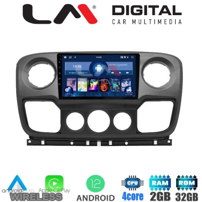 LM Digital - LM ZN4503 GPS Οθόνη OEM Multimedia Αυτοκινήτου για NISSAN NV400 2011 > 2020
OPEL Movano 2011> 2020
RENAULT Master III 2010 > 2019 (CarPlay/AndroidAuto/BT/GPS/WIFI/GPRS)