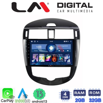 LM Digital - LM ZN4648 GPS Οθόνη OEM Multimedia Αυτοκινήτου για Nissan Pulsar 2015>Μόνο αν το αυτοκίνητο έχει Clima (CarPlay/AndroidAuto/BT/GPS/WIFI/GPRS)