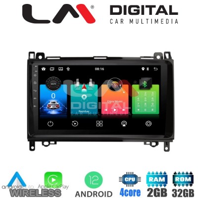 LM Digital - LM ZN4668 GPS Οθόνη OEM Multimedia Αυτοκινήτου για MERCEDES A(W169),B(W245) - SPRINTER - VITO   (CarPlay/AndroidAuto/BT/GPS/WIFI/GPRS)