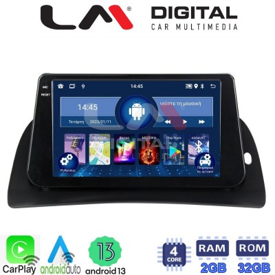 LM Digital - LM ZN4707 GPS Οθόνη OEM Multimedia Αυτοκινήτου για Renault Kangoo 2011 > 2021 (CarPlay/AndroidAuto/BT/GPS/WIFI/GPRS)