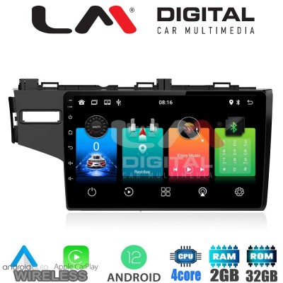 LM Digital - LM ZN4760 GPS Οθόνη OEM Multimedia Αυτοκινήτου για HONDA JAZZ 2013> (CarPlay/AndroidAuto/BT/GPS/WIFI/GPRS)