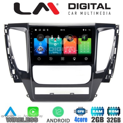 LM Digital - LM ZN4992 GPS Οθόνη OEM Multimedia Αυτοκινήτου για Mitsubishi Pajero 2014> (CarPlay/AndroidAuto/BT/GPS/WIFI/GPRS)