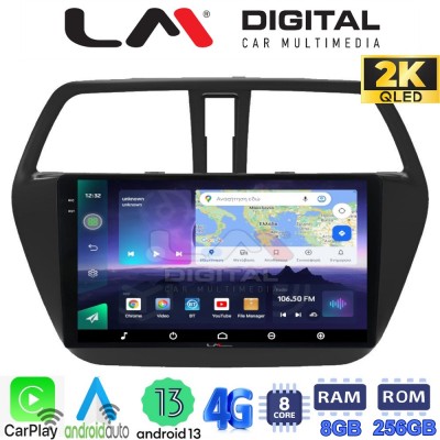 LM Digital - LM ZQ8337 GPS Οθόνη OEM Multimedia Αυτοκινήτου για SUZUKI SX4 SCROSS 2014> (CarPlay/AndroidAuto/BT/GPS/WIFI/GPRS)