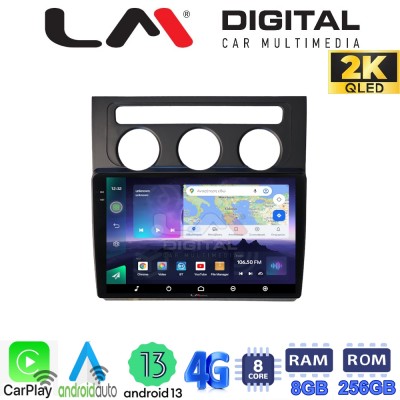LM Digital - LM ZQ8511B GPS Οθόνη OEM Multimedia Αυτοκινήτου για VW Touran 2003 > 2010 (CarPlay/AndroidAuto/BT/GPS/WIFI/GPRS)