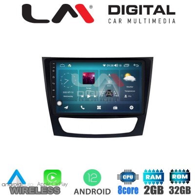 LM Digital - LM ZR8090 GPS Οθόνη OEM Multimedia Αυτοκινήτου για MERCEDES E class (W211)  (CarPlay/AndroidAuto/BT/GPS/WIFI/GPRS)
