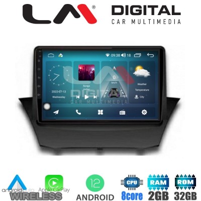 LM Digital - LM ZR8152 GPS Οθόνη OEM Multimedia Αυτοκινήτου για FORD FIESTA 2008>2017 (CarPlay/AndroidAuto/BT/GPS/WIFI/GPRS)