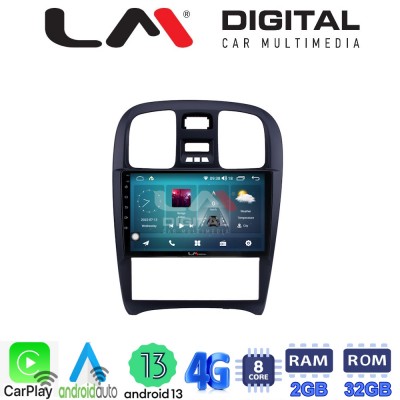 LM Digital - LM ZR8260 GPS Οθόνη OEM Multimedia Αυτοκινήτου για Hyundai Sonata 2000 > 2006 (CarPlay/AndroidAuto/BT/GPS/WIFI/GPRS)
