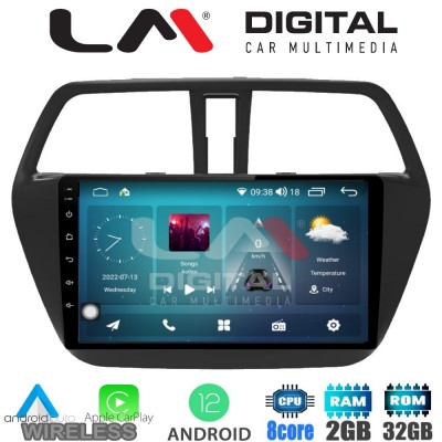LM Digital - LM ZR8337 GPS Οθόνη OEM Multimedia Αυτοκινήτου για SUZUKI SX4 SCROSS 2014> (CarPlay/AndroidAuto/BT/GPS/WIFI/GPRS)
