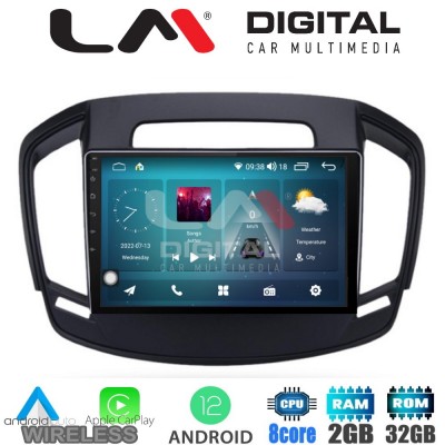 LM Digital - LM ZR8338 GPS Οθόνη OEM Multimedia Αυτοκινήτου για OPEL INSIGNIA  2014> (CarPlay/AndroidAuto/BT/GPS/WIFI/GPRS)