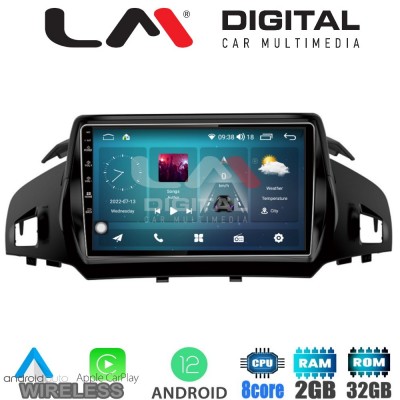 LM Digital - LM ZR8362 GPS Οθόνη OEM Multimedia Αυτοκινήτου για FORD KUGA 2013> & C-MAX 2011> (CarPlay/AndroidAuto/BT/GPS/WIFI/GPRS)